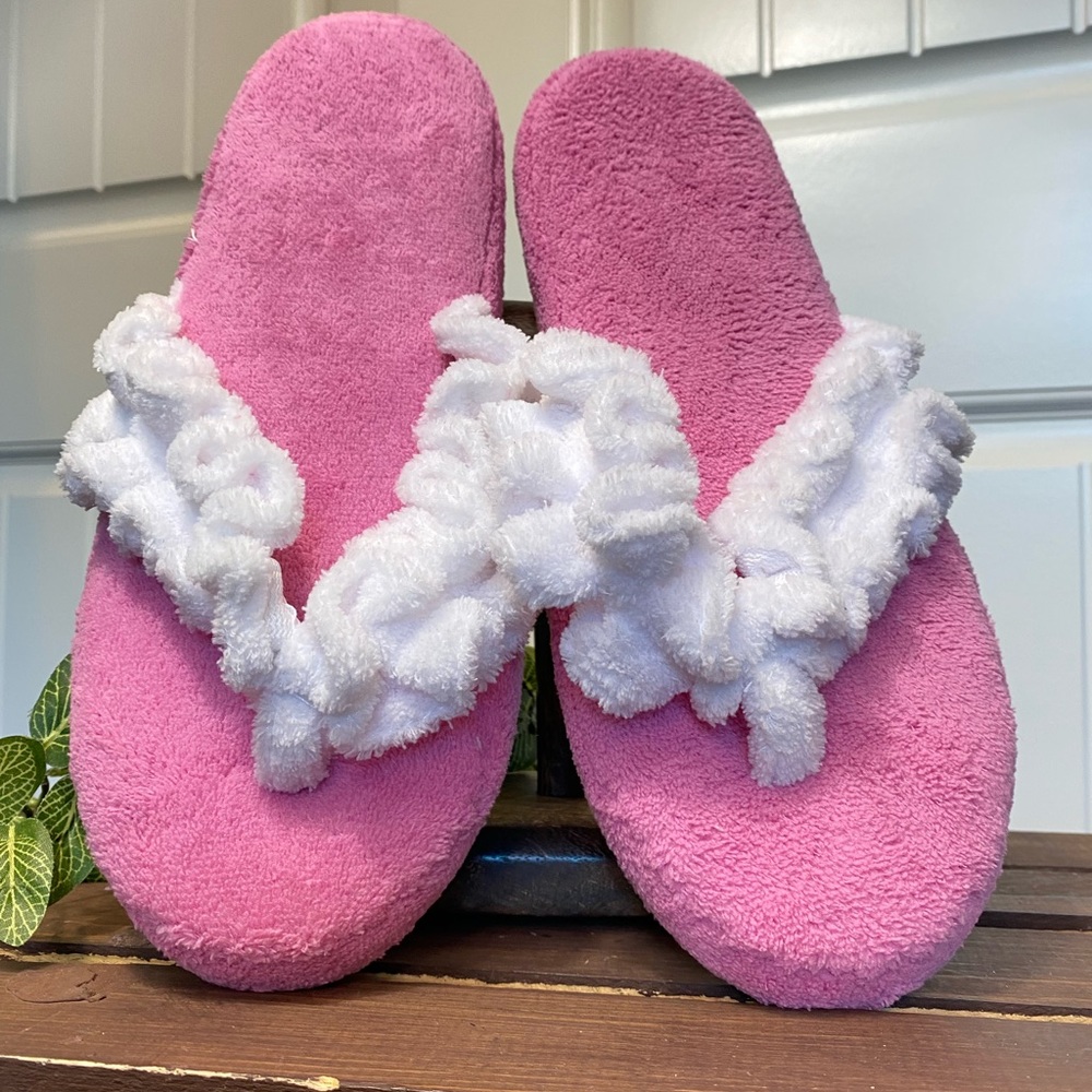 Adorable Terry Cloth Bunchy Flip Flop Slippers